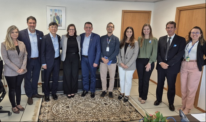 Presidente, vice-presidente e consultor tiveram reuniões no Ministério da Pesca e Aquicultura e no Ibama