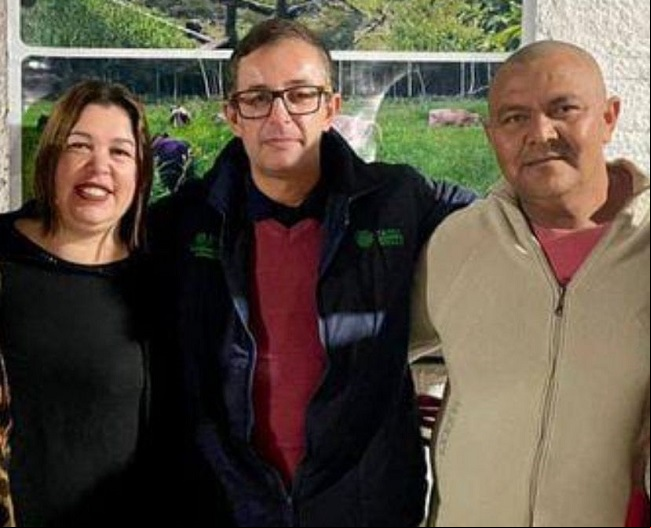 Maria, Ricardo e Edivaldo