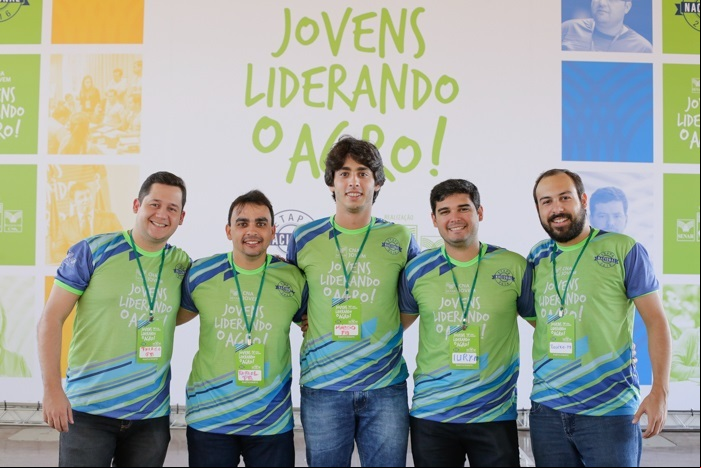 Rogério Leite à direita na 2ª edição do CNA Jovem em 2016